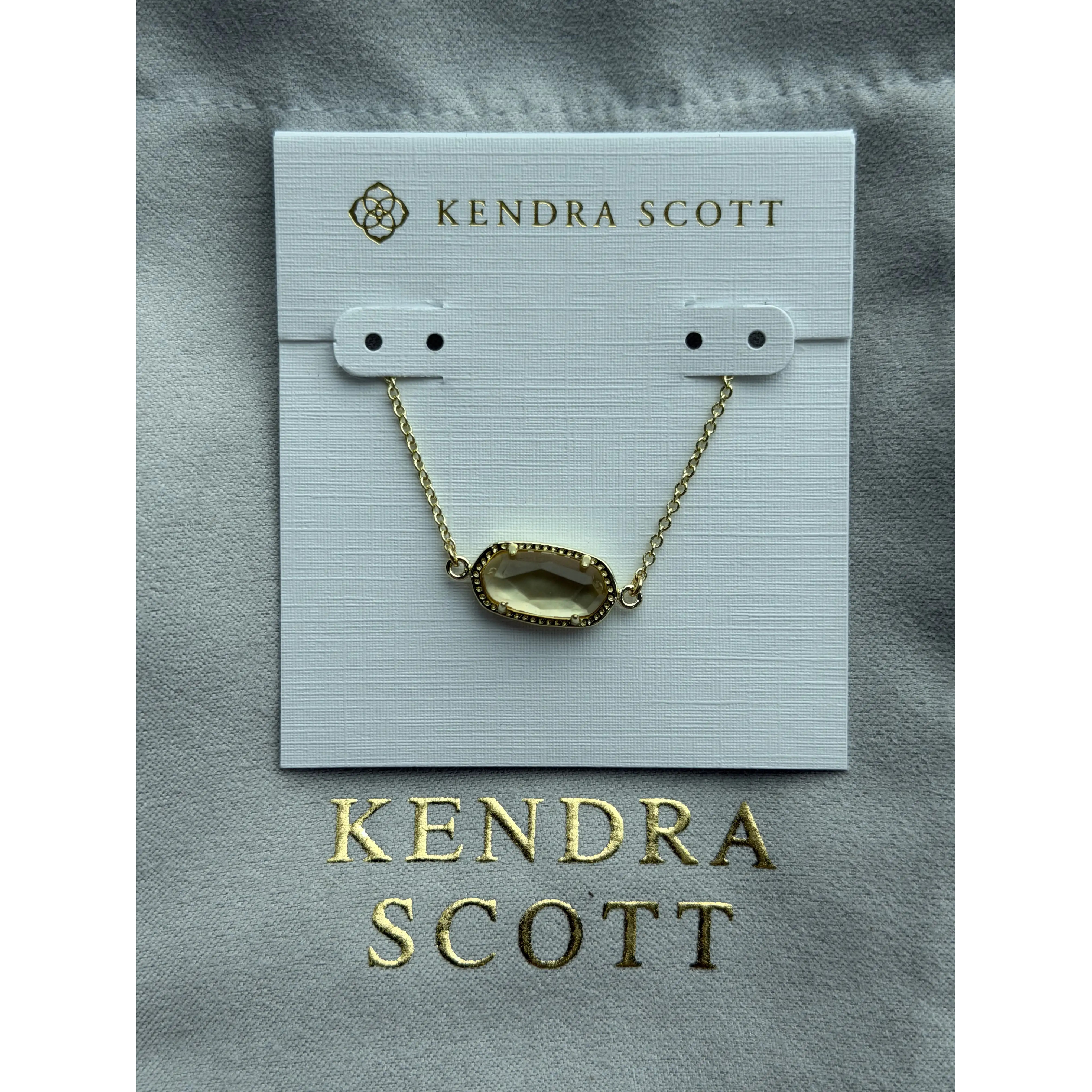Kendra Scott Yellow Pendant Bracelet